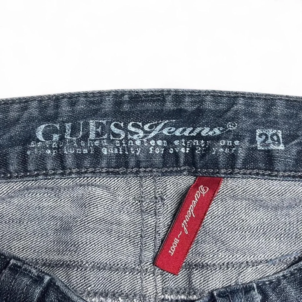 Guess Rose Rhinestone Low Rise Jeans - Picture 5 of 8